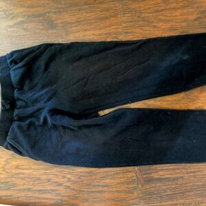 Children's place, girls black  cuffed sweatpants.